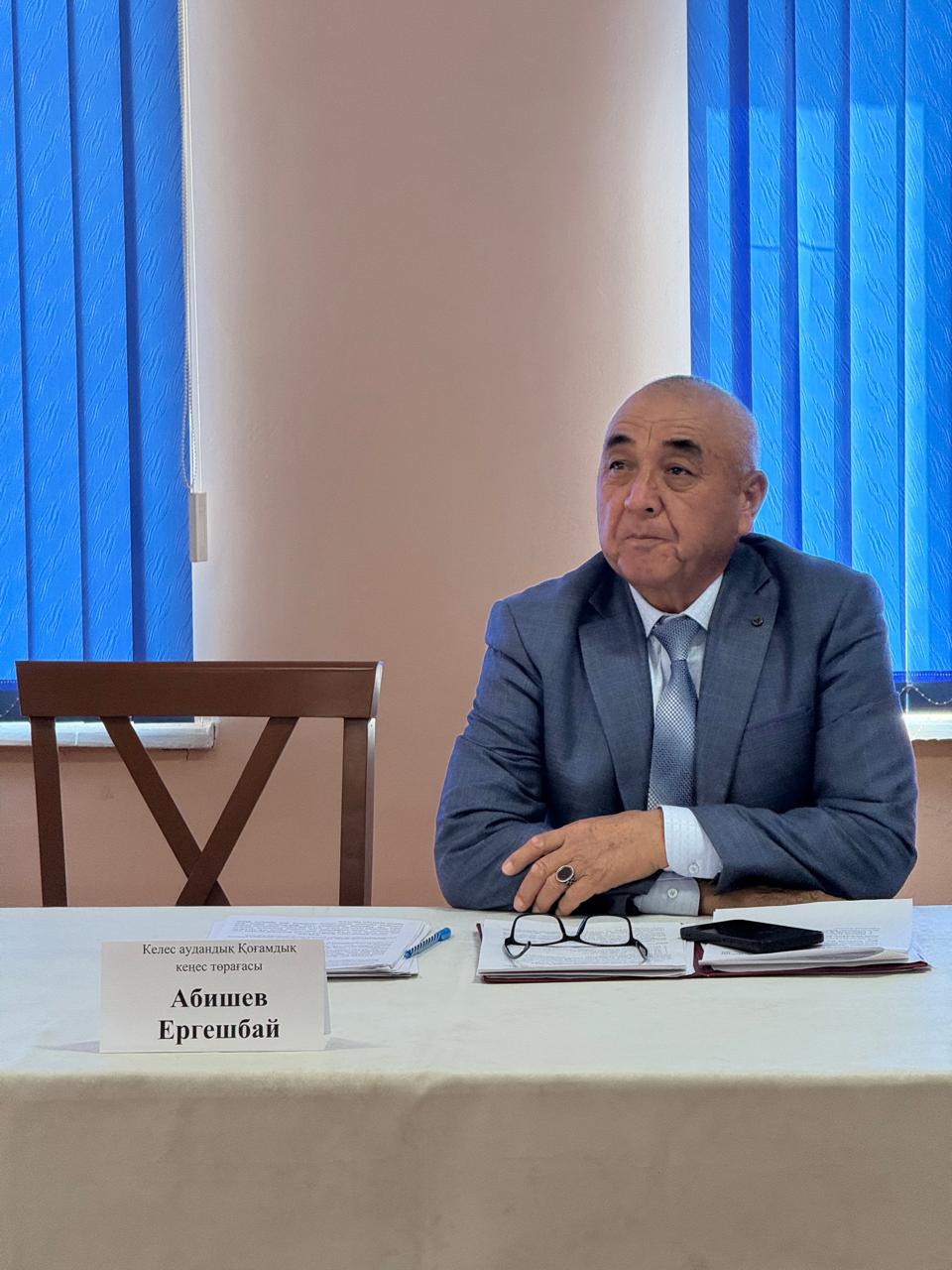 Состоялось очередное выездное заседание Келесского районного Общественного совета