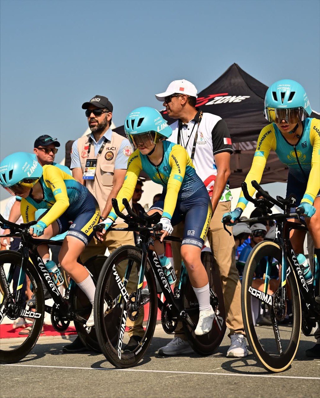 Азия ойындары: Астаналық велошабандоз Валерия Кузнецова құрамамен бірге алтын медаль жеңіп алды