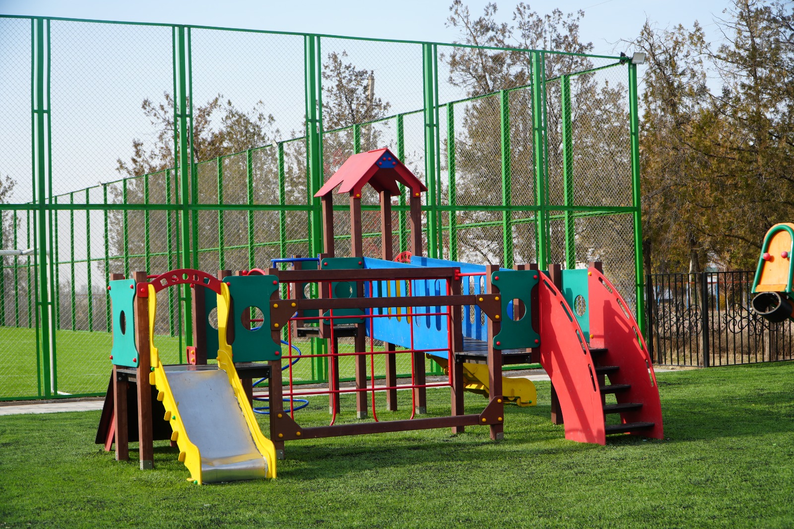 ЖАМБЫЛ АУЫЛДЫҚ ОКРУГІНДЕ БАЛАЛАР ОЙЫН АЛАҢЫ АШЫЛДЫ