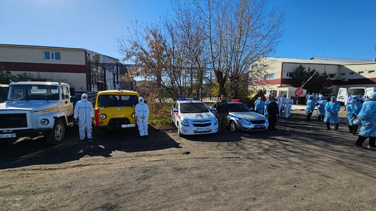 В Акмолинской области проведены симуляционные учения в сфере ветеринарной безопасности