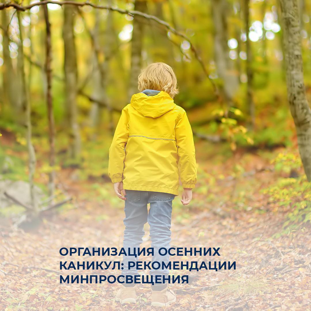 Организация осенних каникул: рекомендации Минпросвещения