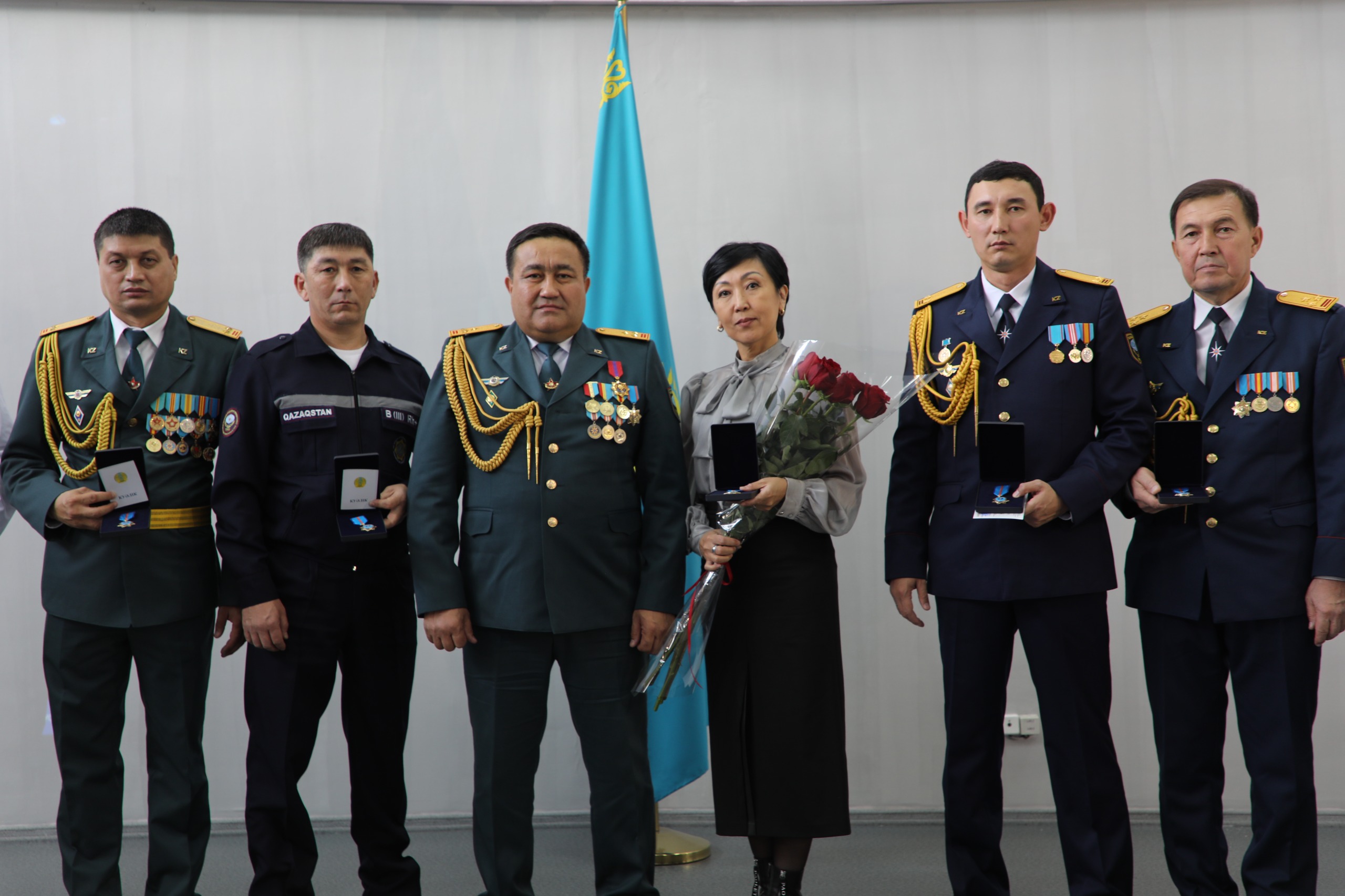 В ДЧС Карагандинской области прошло торжественное мероприятие, посвящённое Дню Республики