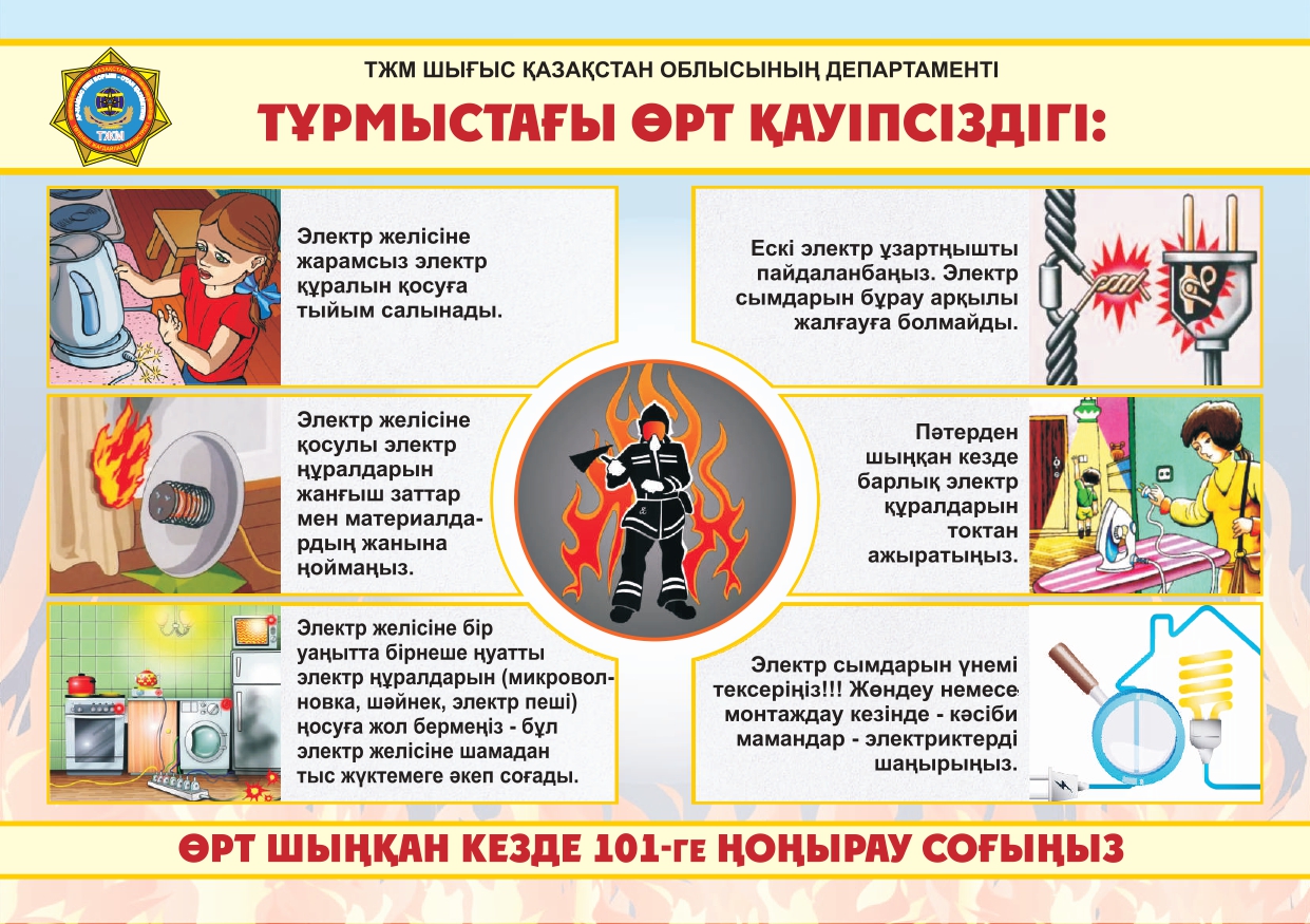 Тұрмыстағы өрт қауіпсіздігі