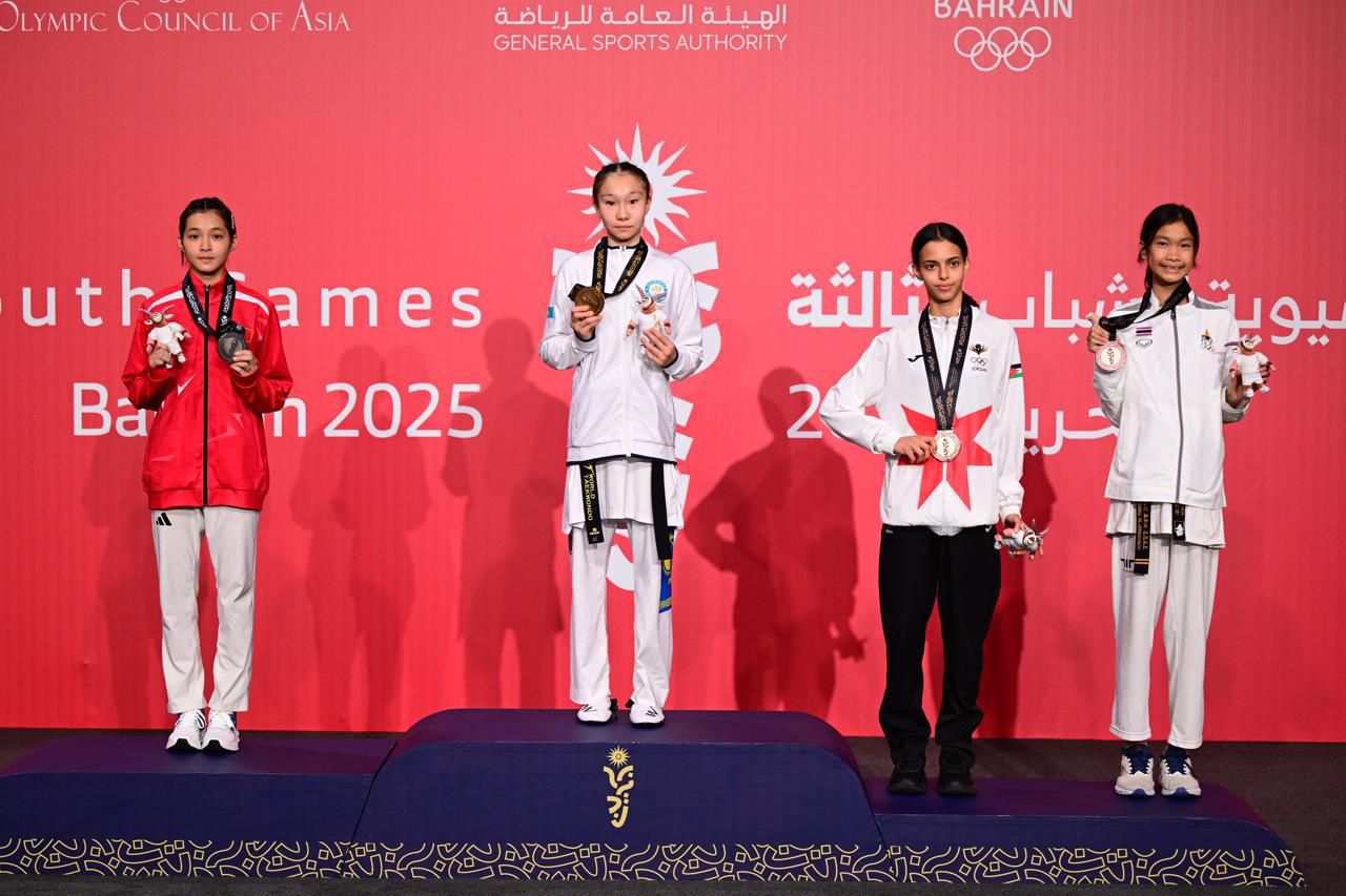 Елордалық таеквондошы жасөспірімдер арасындағы Азия ойындарында алтын медальды иеленді