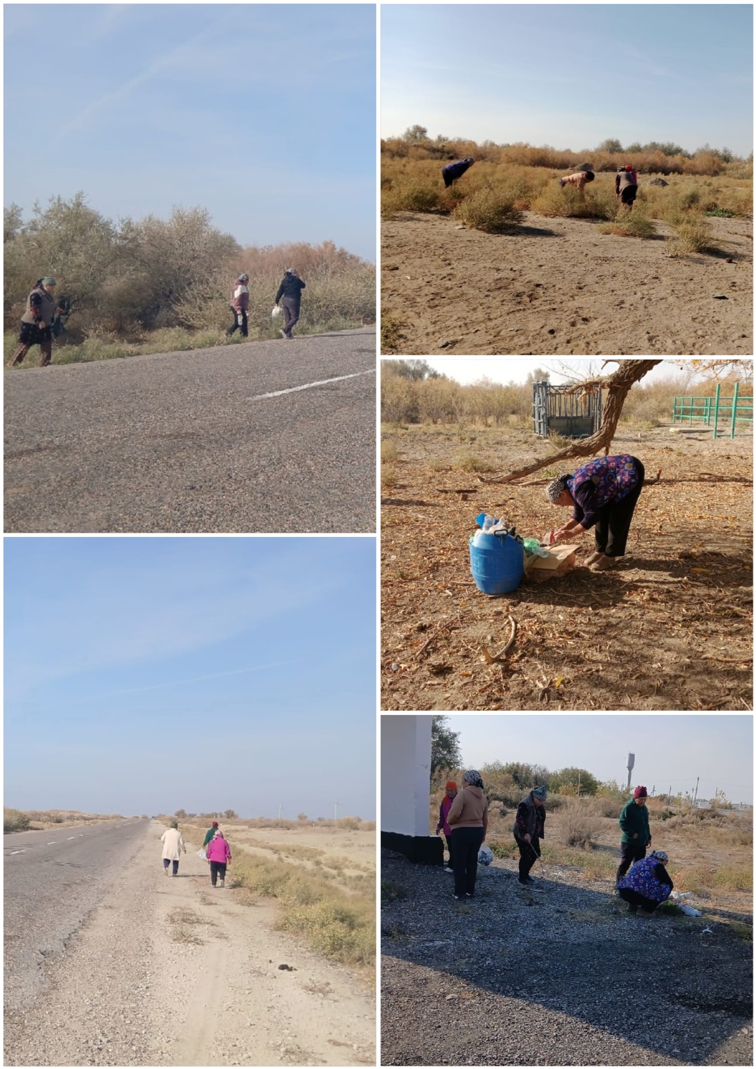 «Таза Қазақстан» акциясы аясында сенбілік өтті! Қызылотау ауылдық округі