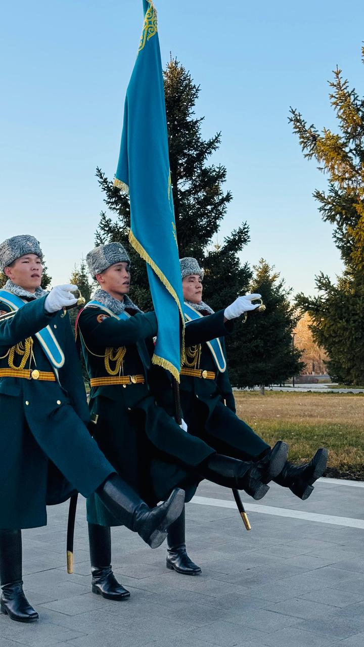ҚР ІІМ Ұлттық ұланның Құрмет қарауыл ротасы Республика күнін ерекше форматта атап өтті