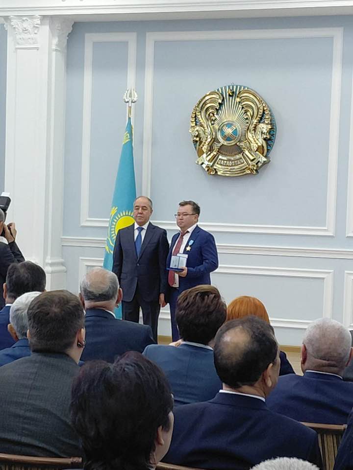 НҰРЖАН “ҚҰРМЕТ” ОРДЕНІНЕ ИЕ БОЛДЫ