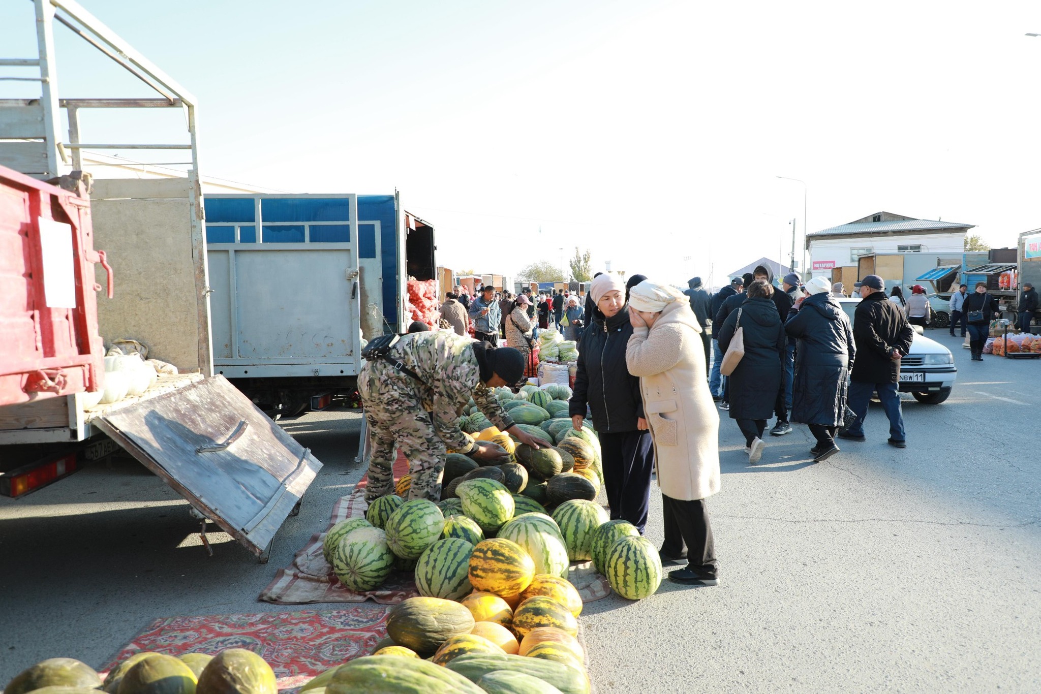 В районном центре прошла ярмарка сельскохозяйственной продукции