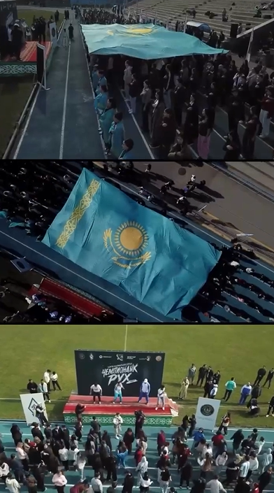 В Алматы прошла массовая утренняя зарядка в рамках антинаркотического проекта «Чемпионский дух»