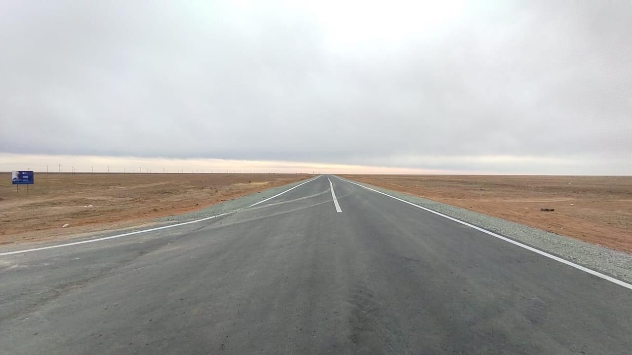 Шалқар маңындағы республикалық маңызы бар автожолдың 60 шақырымы қолданысқа берілді