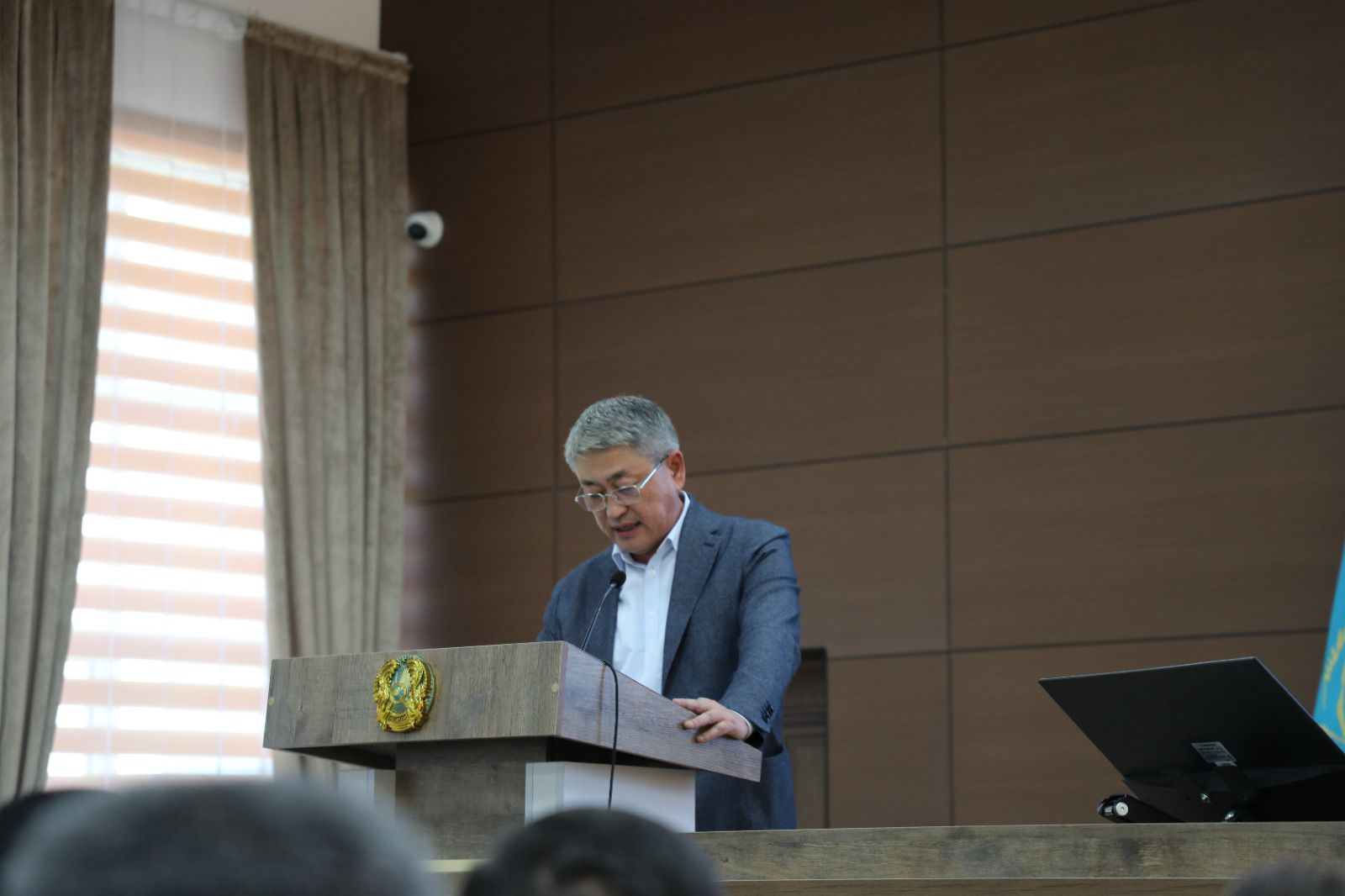 В здании акимата Сарыагашского района проведён семинар с участием физических лиц и индивидуальных предпринимателей, организованный Управлением государственных доходов по Сарыагашскому району.