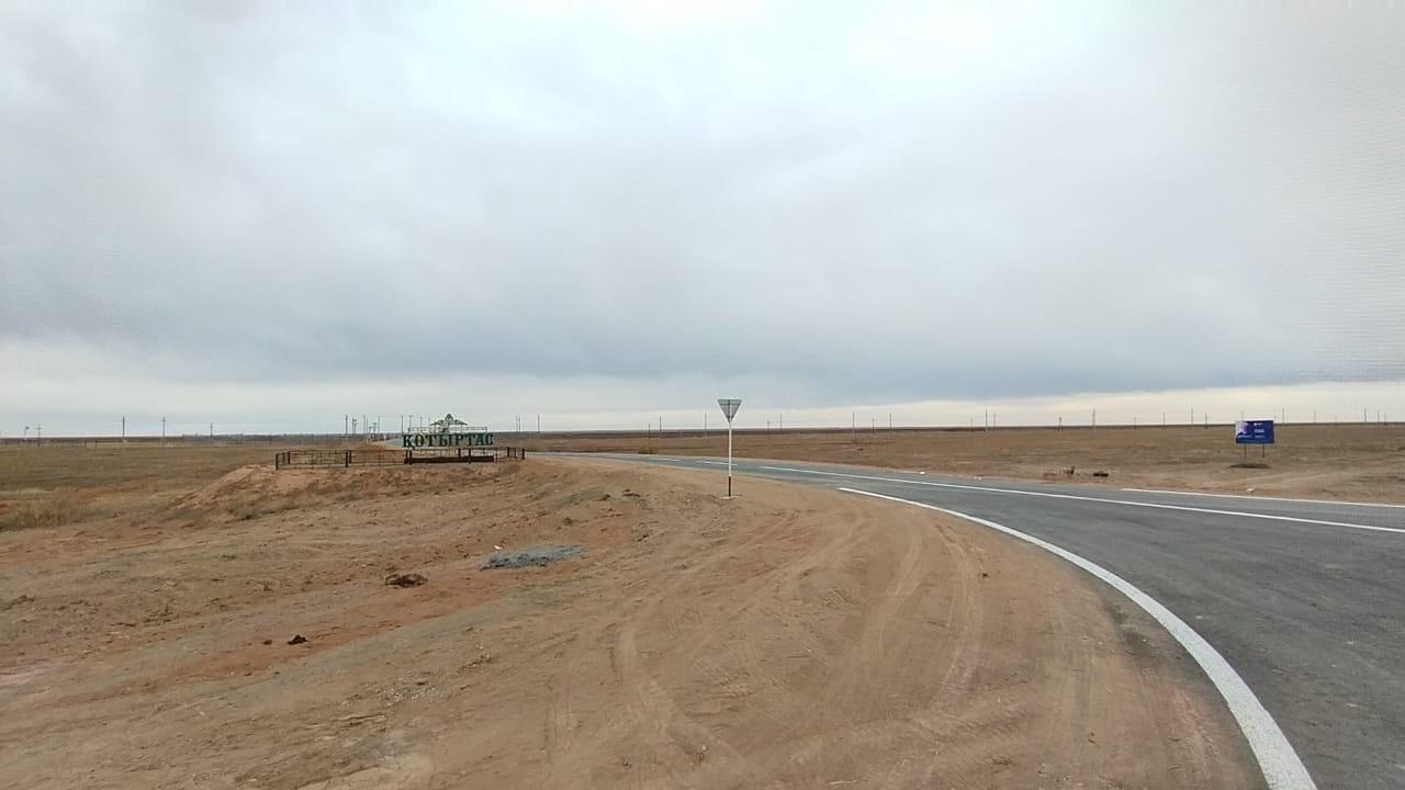 Шалқар маңындағы республикалық маңызы бар автожолдың 60 шақырымы қолданысқа берілді