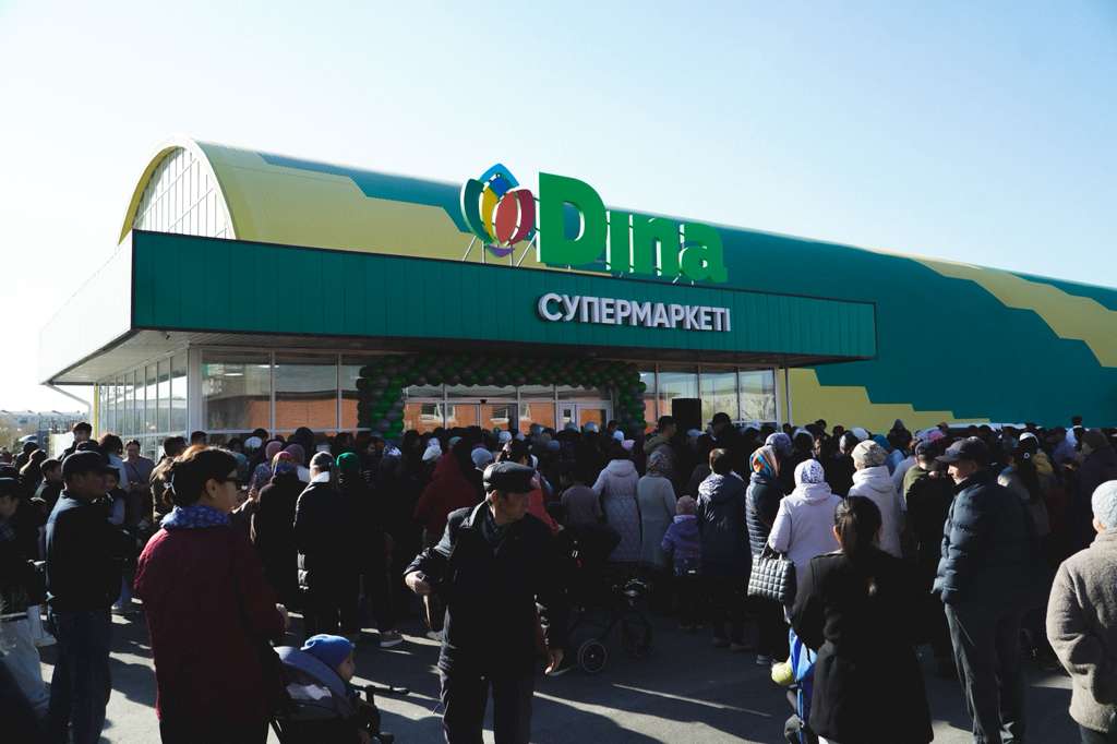 ҚАНДЫАҒАШТА ЖАҢА «ДИНА» СУПЕРМАРКЕТІ АШЫЛДЫ