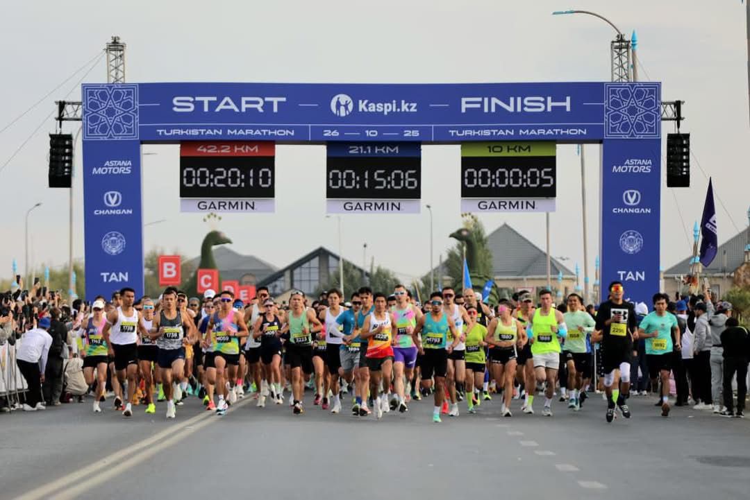 TURKISTAN MARATHON ДОДАСЫНА 3 МЫҢНАН АСА СПОРТШЫ ҚАТЫСТЫ