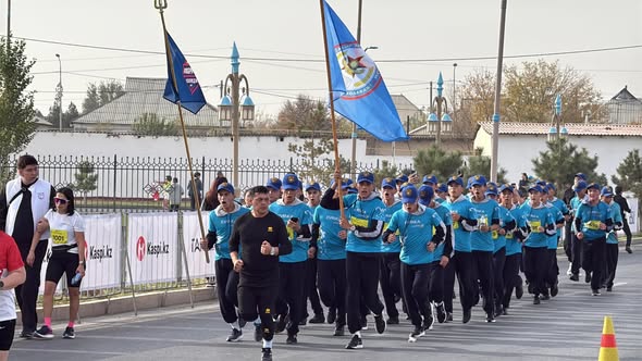 Заң мен тәртіп:«Түркістан марафон – 2025» спорттық жарысына 3000-нан астам адам қатысты