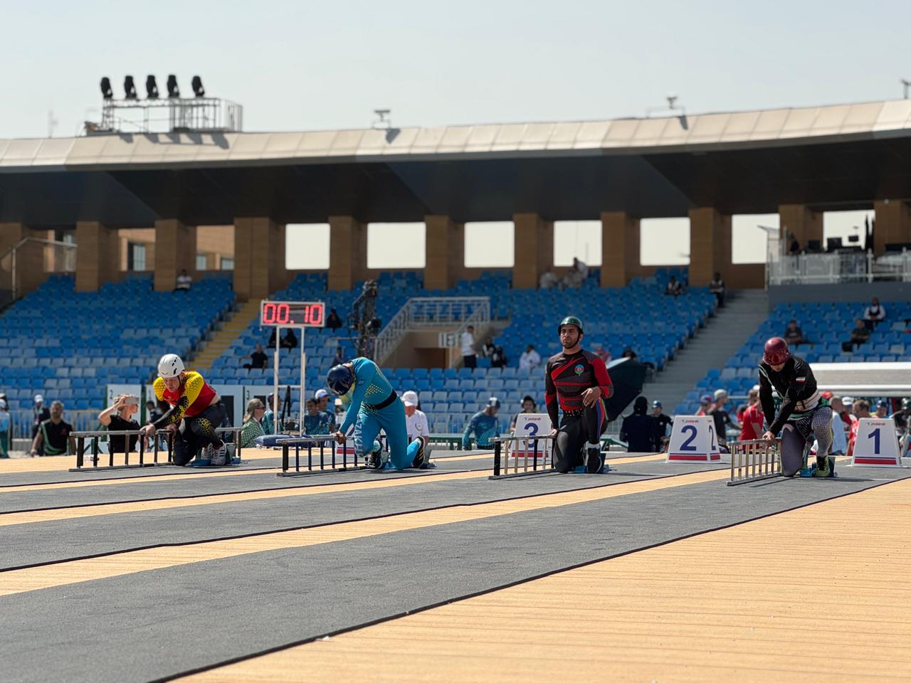 Казахстанские спасатели в числе лучших на чемпионате мира по пожарно-спасательному спорту