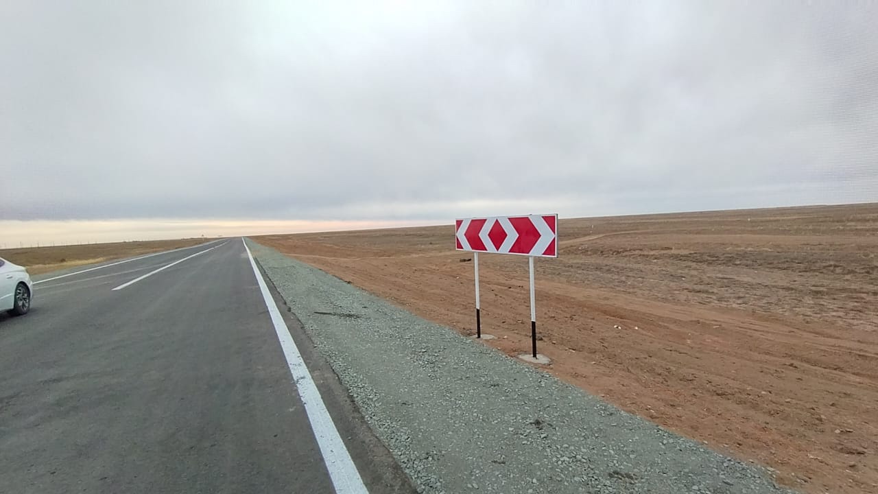 60 километров автодороги республиканского значения вблизи Шалкара введены в эксплуатацию