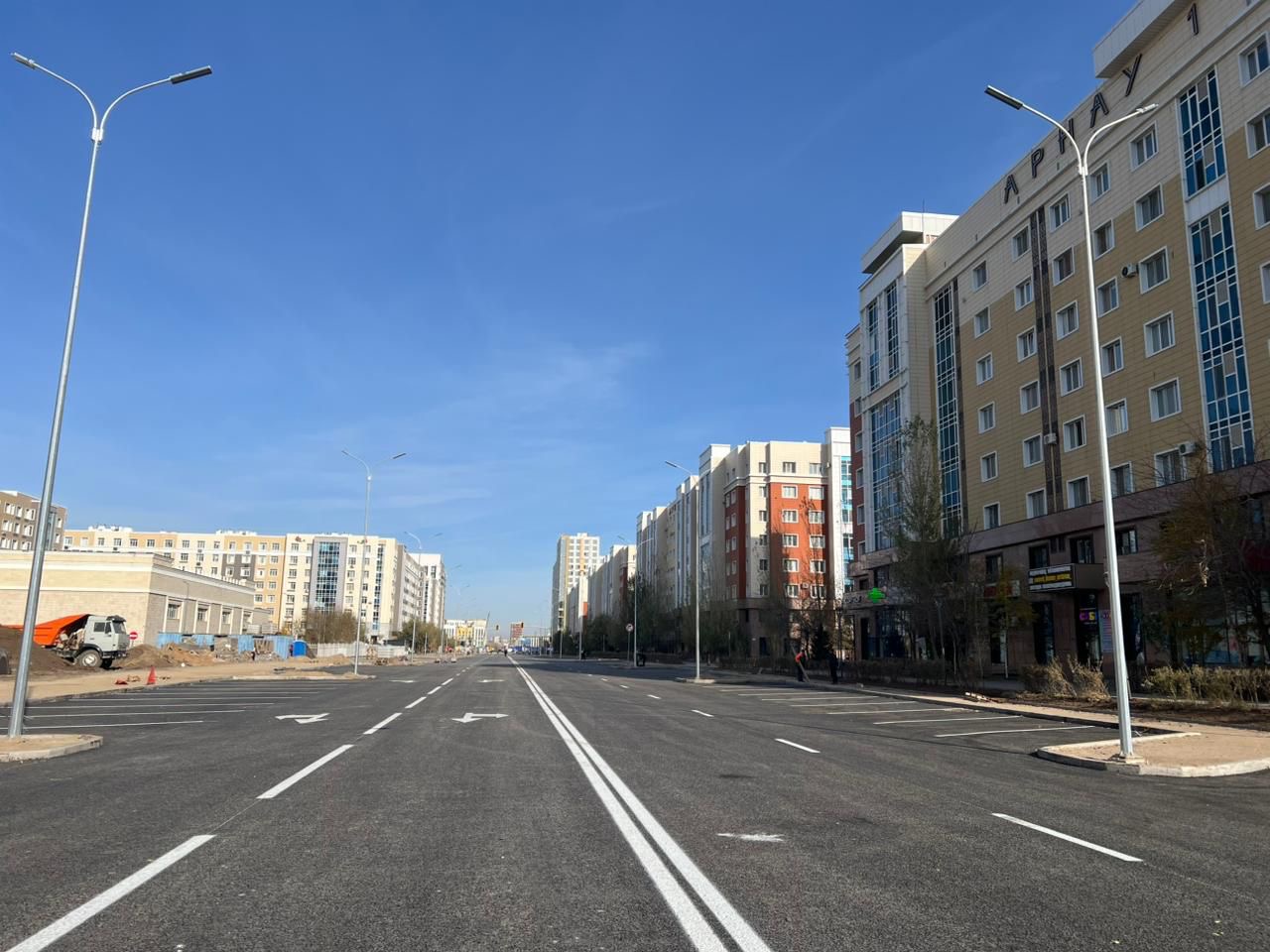 Новые участки дорог открываются в Астане