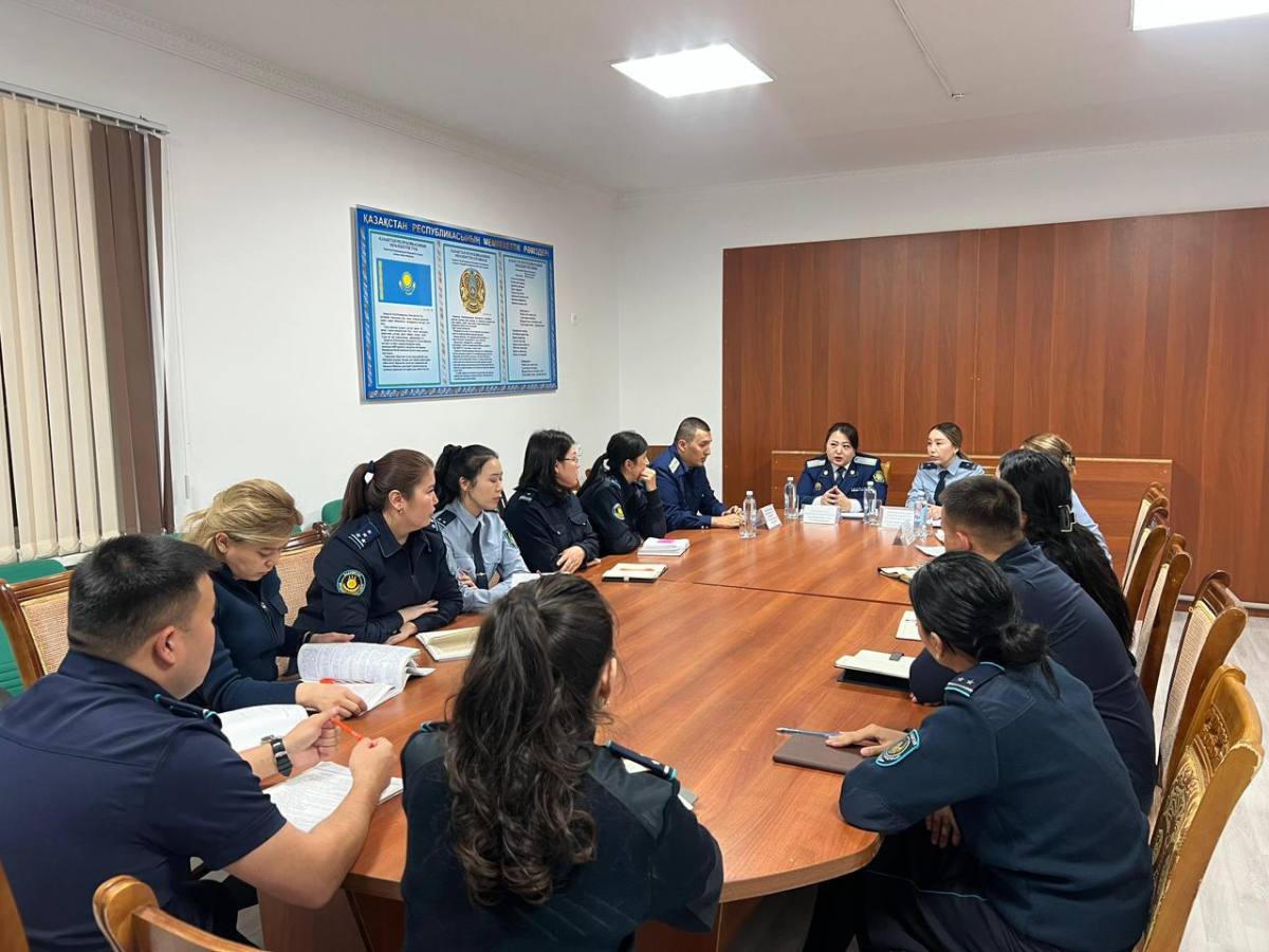 Совещание по совершенствованию работы службы пробации состоялось Кызылорде