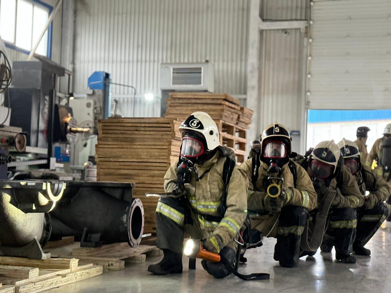 ӨНДІРІС ОРНЫНДА ШАРТТЫ ӨРТ СӨНДІРІЛДІ