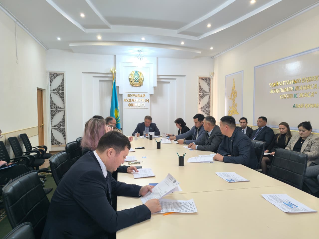Состоялось совместное заседание постоянных комиссий Бурабайского районного маслихата