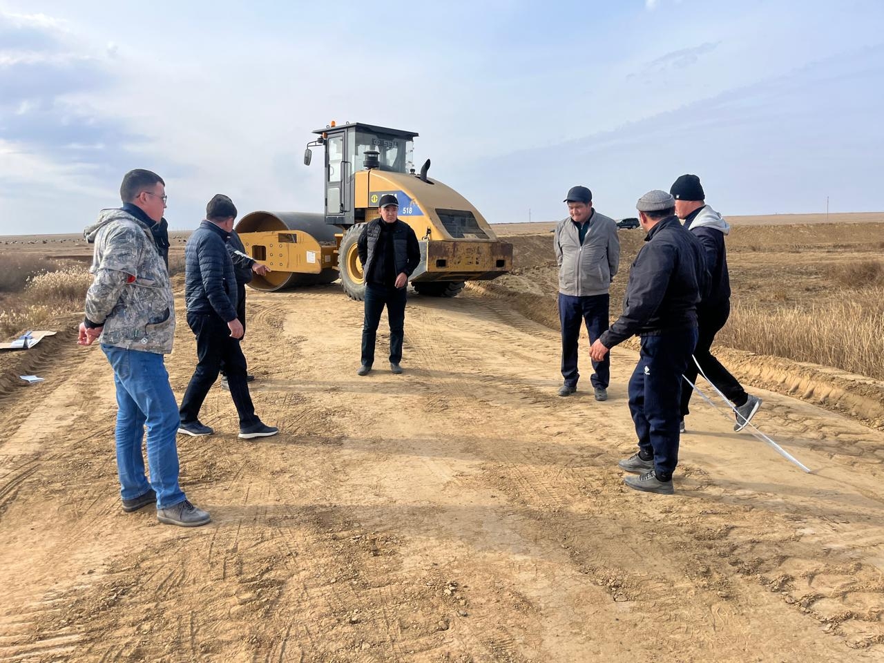 Заместитель председателя Комитета водного хозяйства Н.Н. Сериков провел выездную проверку хода реконструкции плотины «Албарбогет», расположенной в Жангельдинском районе Костанайской области.