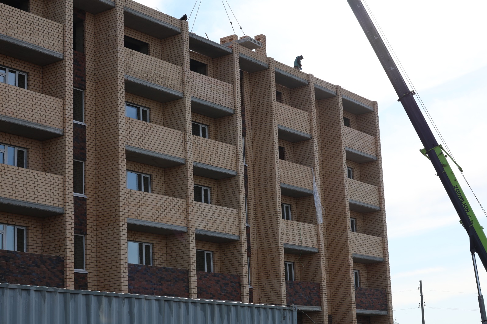 В Буландынском районе возводят 120-квартирный дом по программе «Реновация»