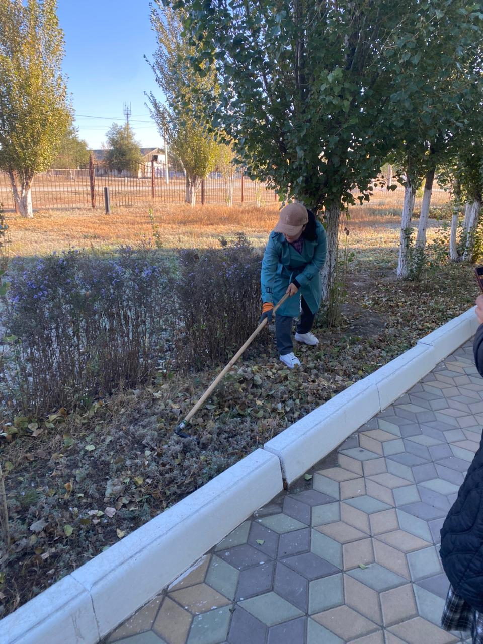 Үшқұдық ауылдық округінде сенбілік жұмыстары қарқынды жүргізілуде