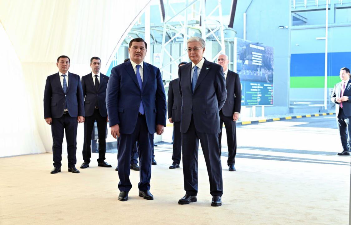 Президент жаңа жылу электр орталығына барды