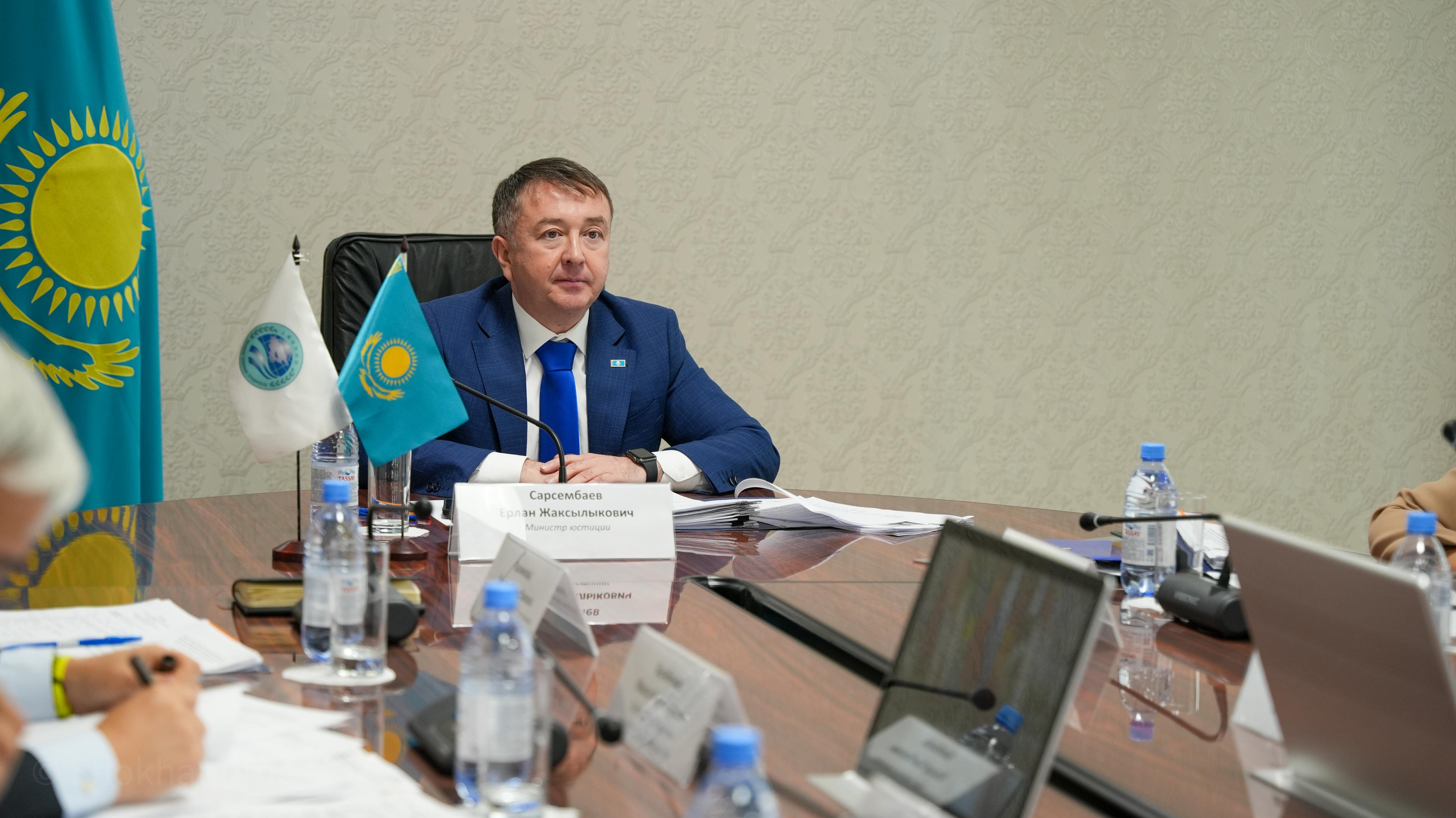 ҚР Әділет министрі Ерлан Сәрсембаев Шанхай ынтымақтастық ұйымына мүше мемлекеттердің әділет министрлерінің он екінші кеңесіне қатысты