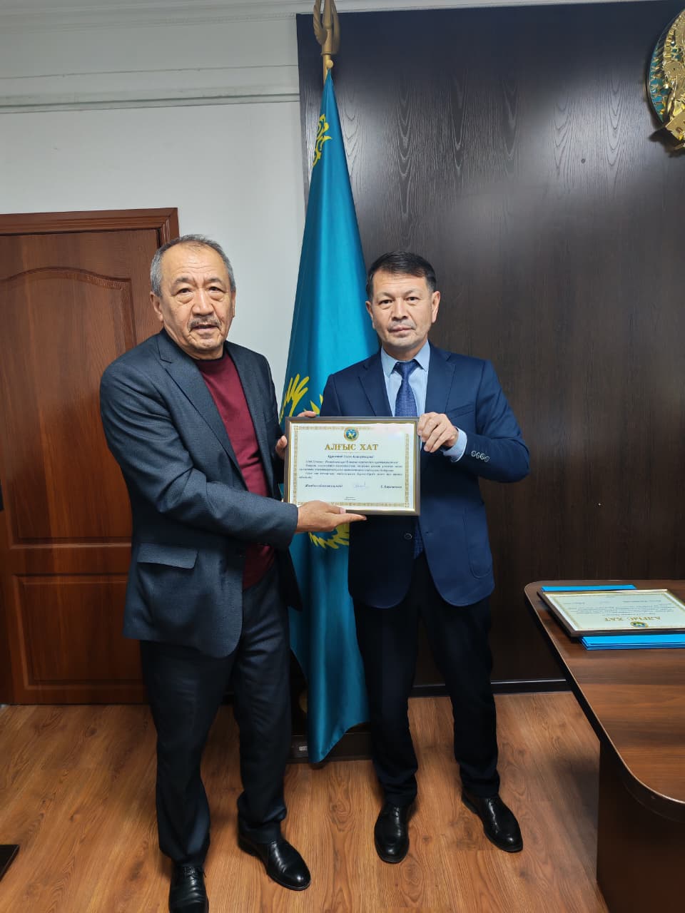 Ветеринария саласы қызметкерлері облыс әкімінің марапатына ие болды