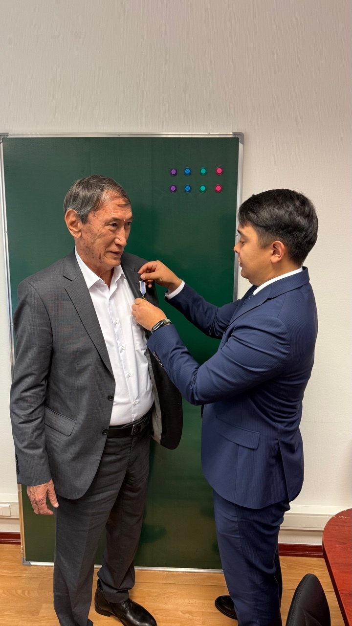 Ветеран водного хозяйства награждён медалью «Ветеран труда»