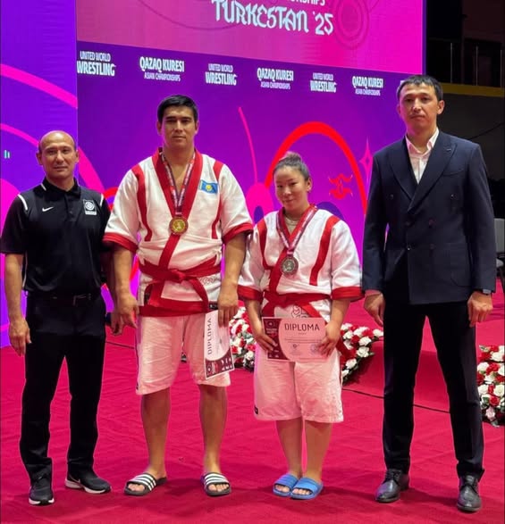 ШАМШИДИНОВ ҚАЙСАР ҚАЗАҚ КҮРЕСІНЕН АЗИЯ ЧЕМПИОНЫ