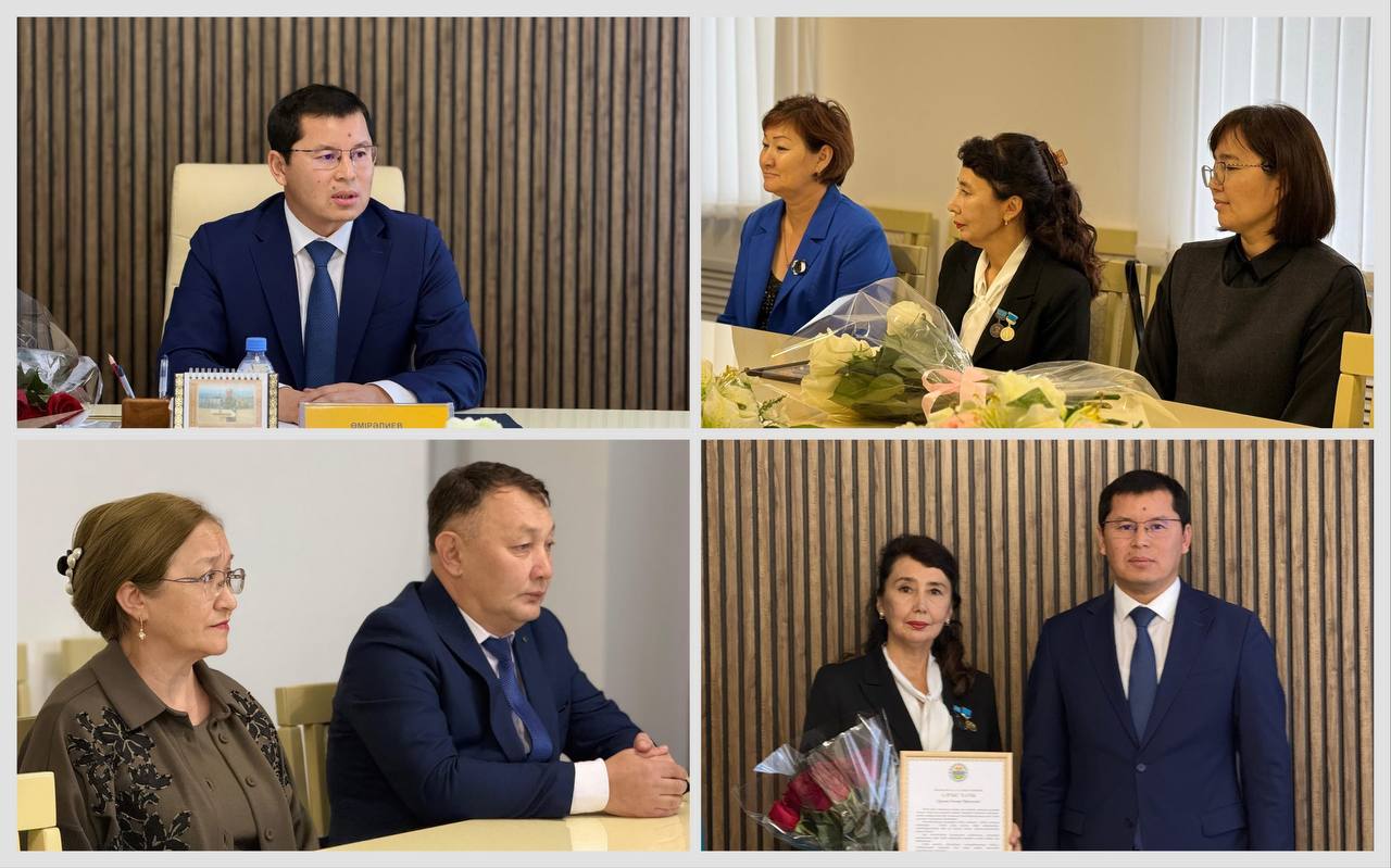 АКИМ ЧИНГИРЛАУСКОГО РАЙОНА ПРИНЯЛ ПОБЕДИТЕЛЯ РЕСПУБЛИКАНСКОГО КОНКУРСА» ЛУЧШИЙ ПЕДАГОГ – 2025