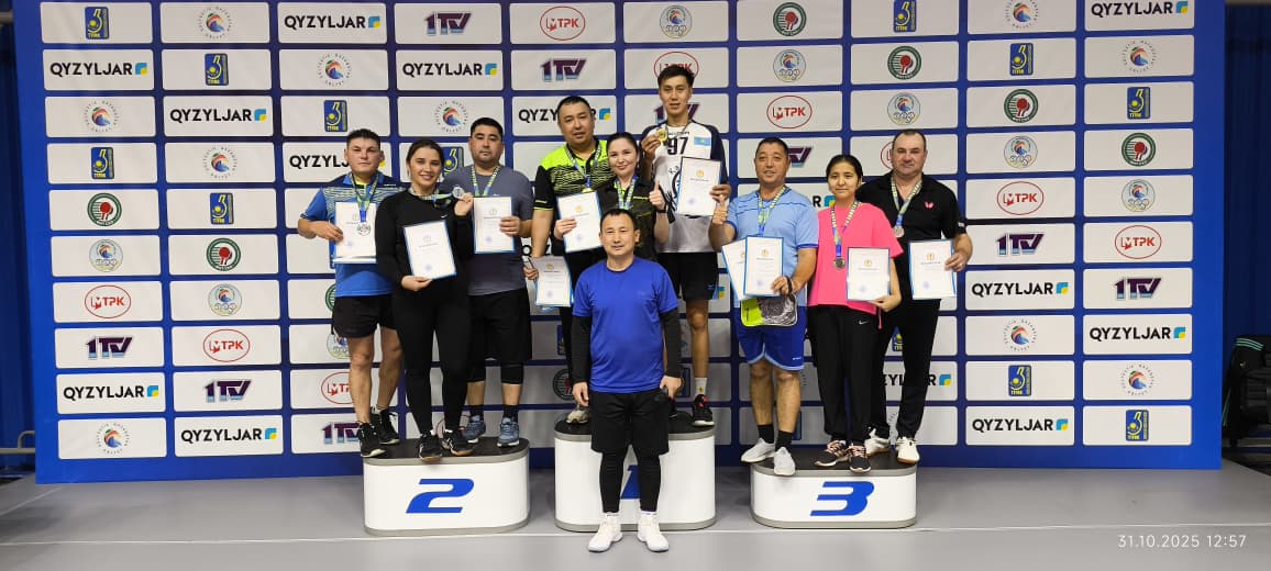 Петропавл қаласында өткен мұғалімдер арасындағы үстел теннисінен «Мұғалім-2025» спартакиадасында ауданымыздың намысын қорғаған команда II орынға ие болды!