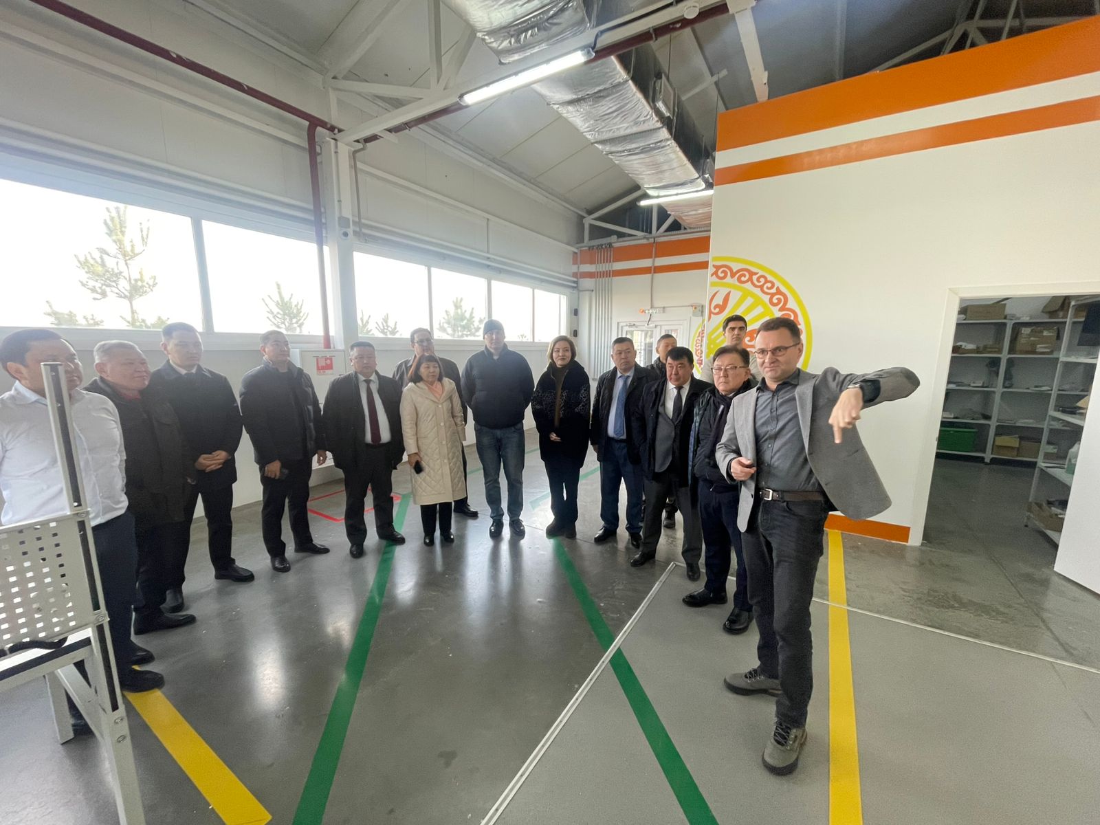 Визит руководителей и учёных ЕНУ имени Л.Н. Гумилева в Индустриальный парк №1