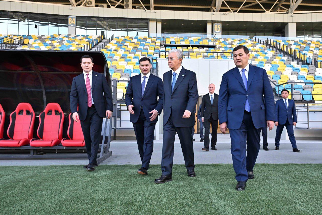 Мемлекет басшысы Қызылорда қаласындағы орталық стадионға барды