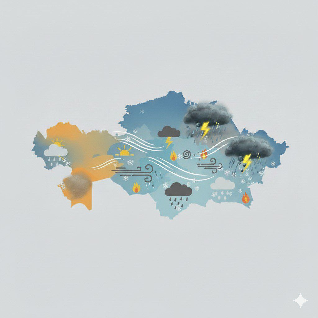 Дауылды ескерту!