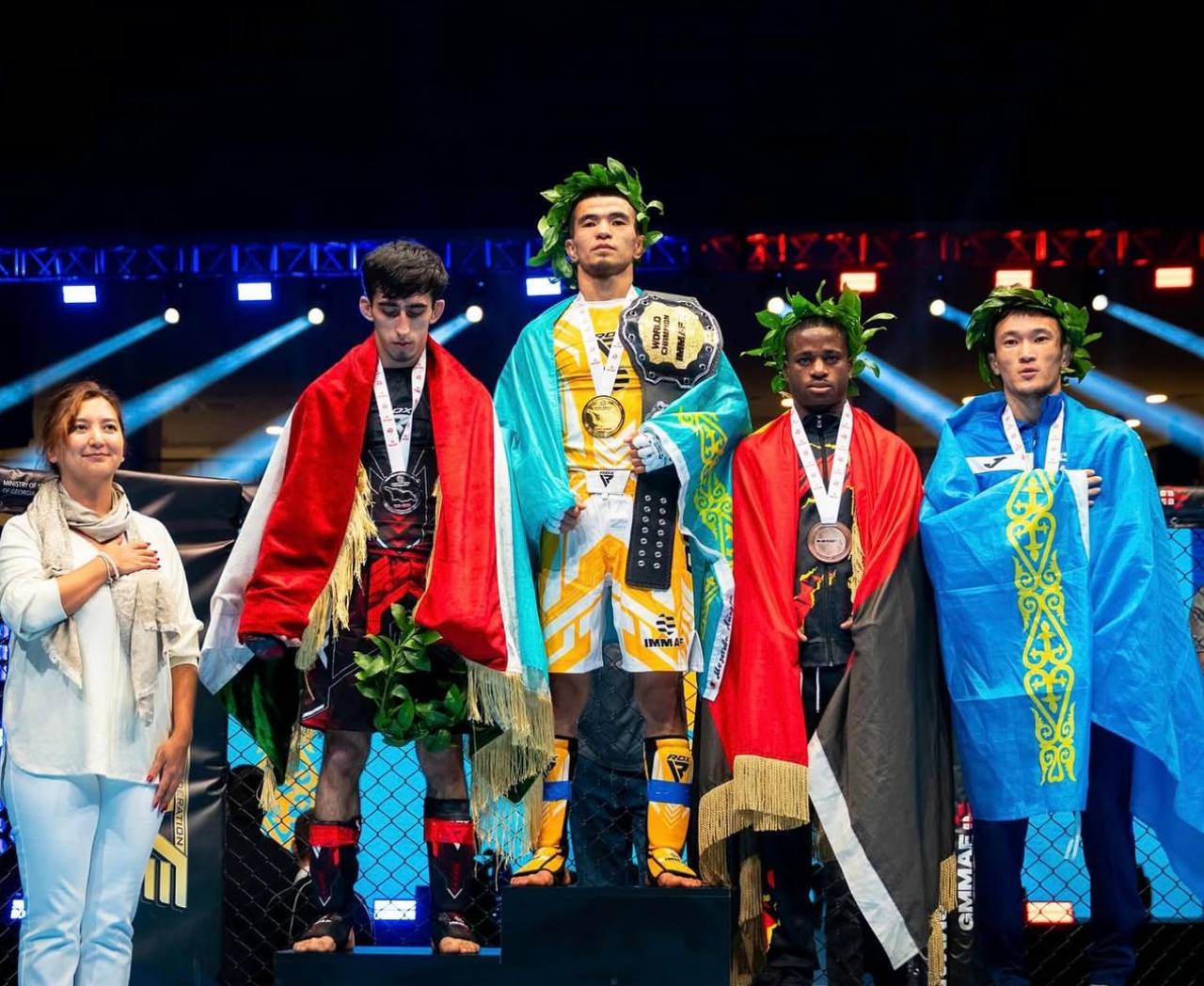 КАЗАХСТАНСКИЕ БОЙЦЫ ЗАНЯЛИ ВТОРОЕ МЕСТО В ОБЩЕКОМАНДНОМ ЗАЧЁТЕ ЧЕМПИОНАТА МИРА ПО ММА