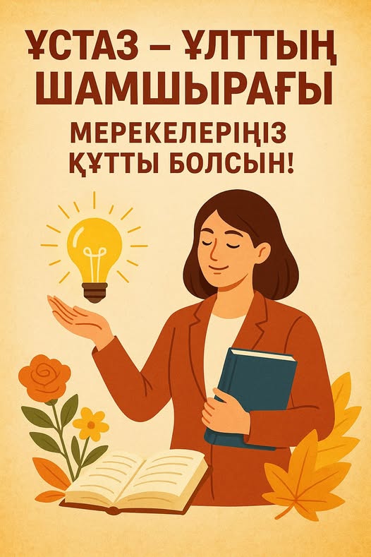 ҰСТАЗ – ҰЛТТЫҢ ШАМШЫРАҒЫ