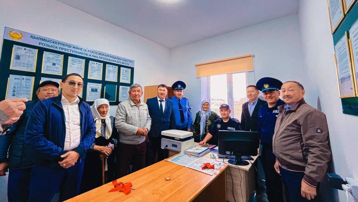 В селе Талдыбулак области Улытау открыт новый участковый пункт полиции