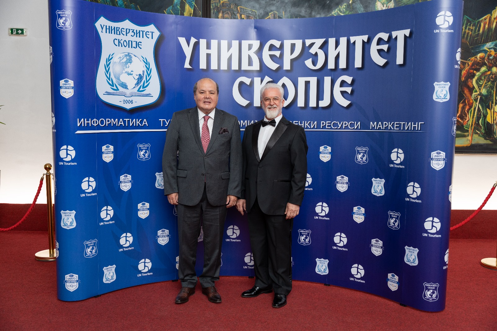 Қазақстан Елшісі Скопье университетінің түлектеріне диплом тапсыру рәсіміне қатысты