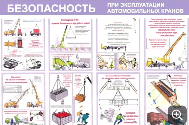 Особенности эксплуатация автомобильных кранов и их приборы безопасности.