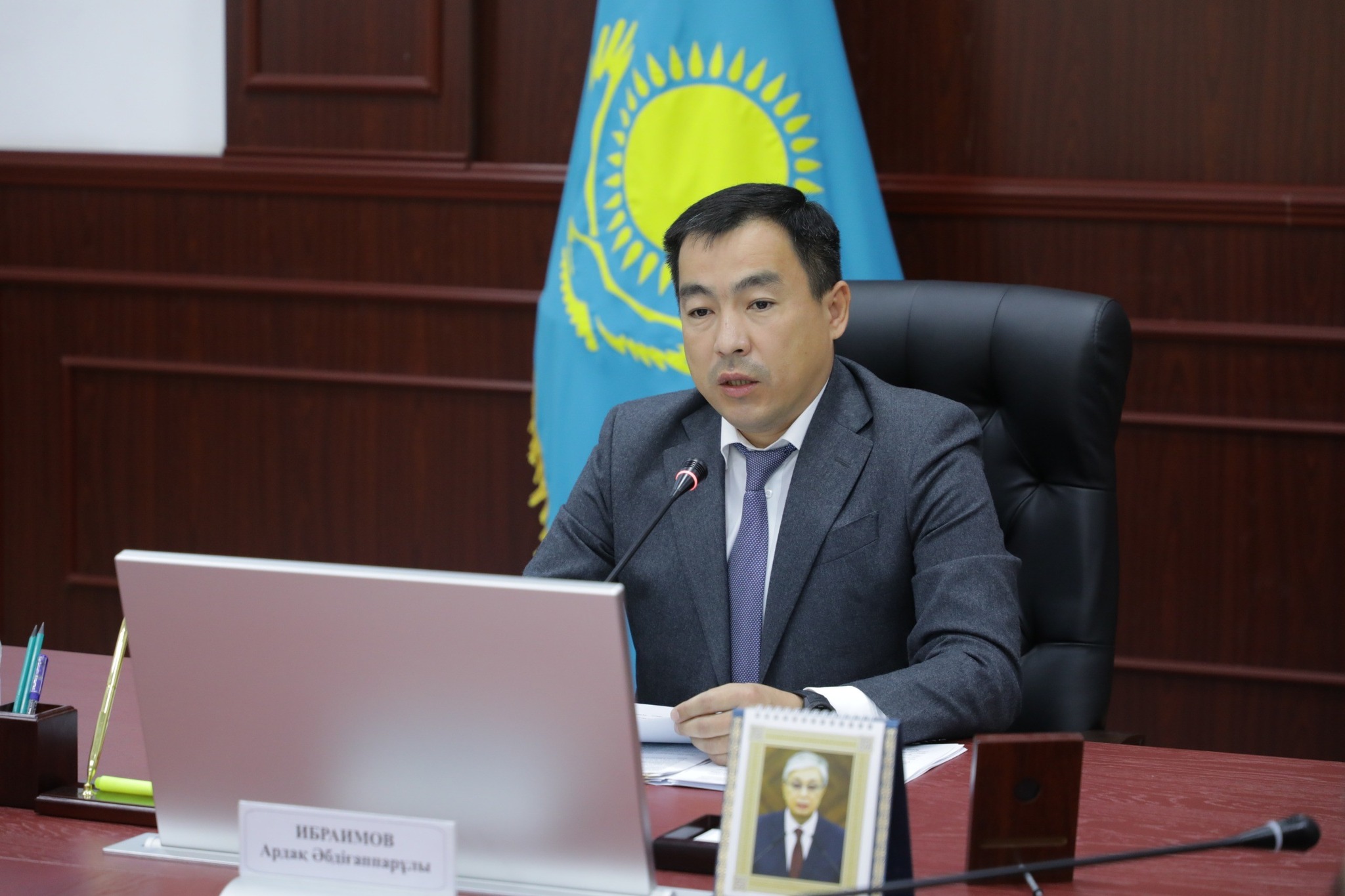 Совещание под председательством акима района