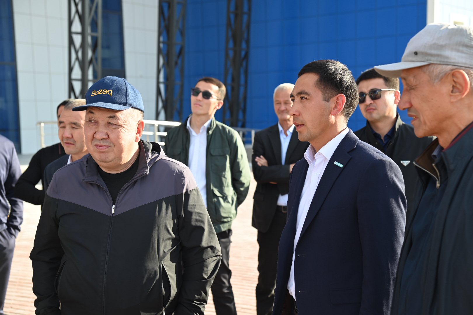 АУДАН БАСШЫСЫ ҚҰРЫЛЫС НЫСАНДАРЫН АРАЛАП, ЖҰМЫС БАРЫСЫМЕН ТАНЫСТЫ