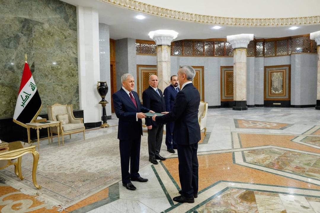 Ambassador of Kazakhstan Presented his Credentials to the President of Iraq
