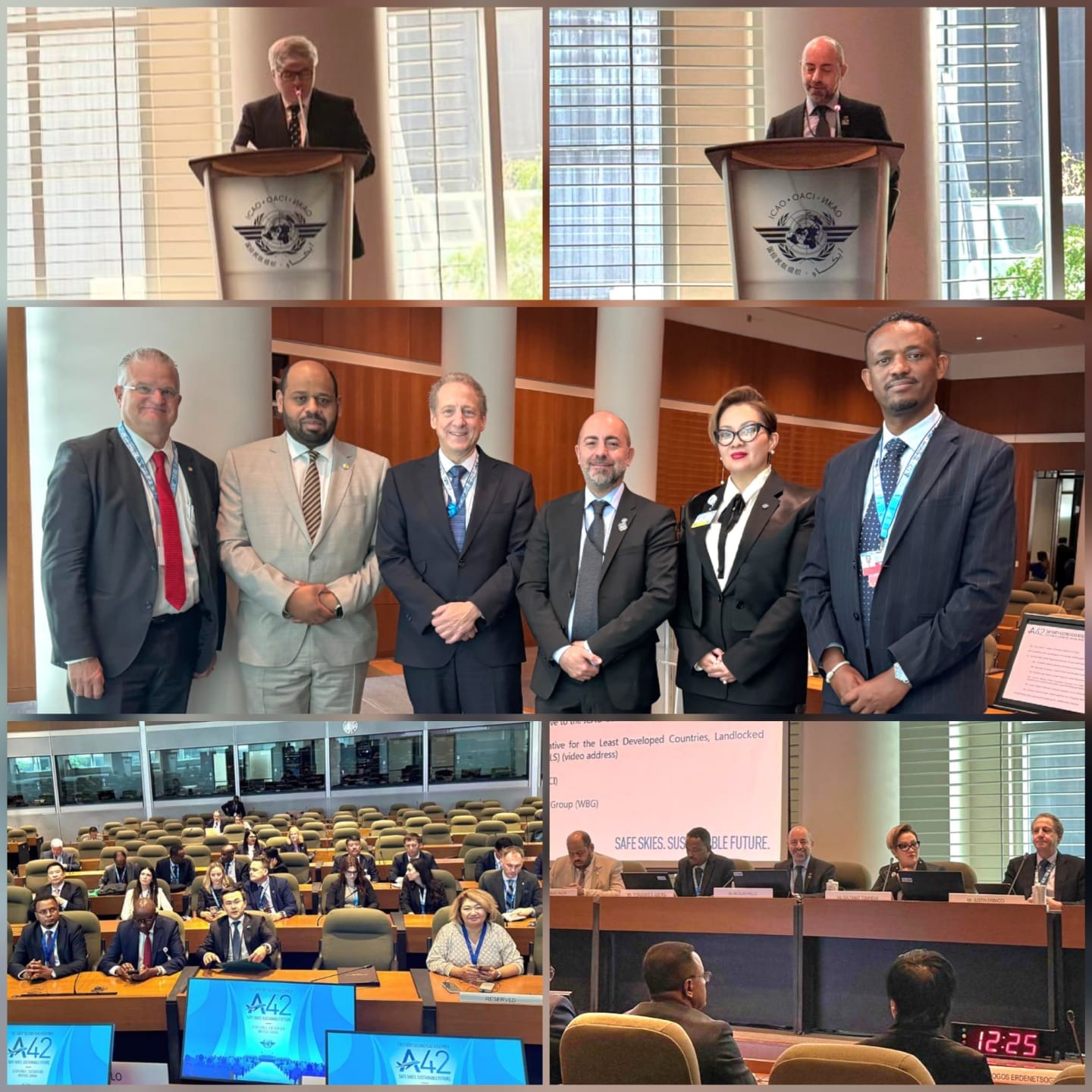 Қазақстан теңізге шыға алмайтын елдердің тұрақты дамуын қолдауда азаматтық авиацияның рөлі жөніндегі жоғары деңгейдегі  диалогқа қатысып, сөз сөйледі