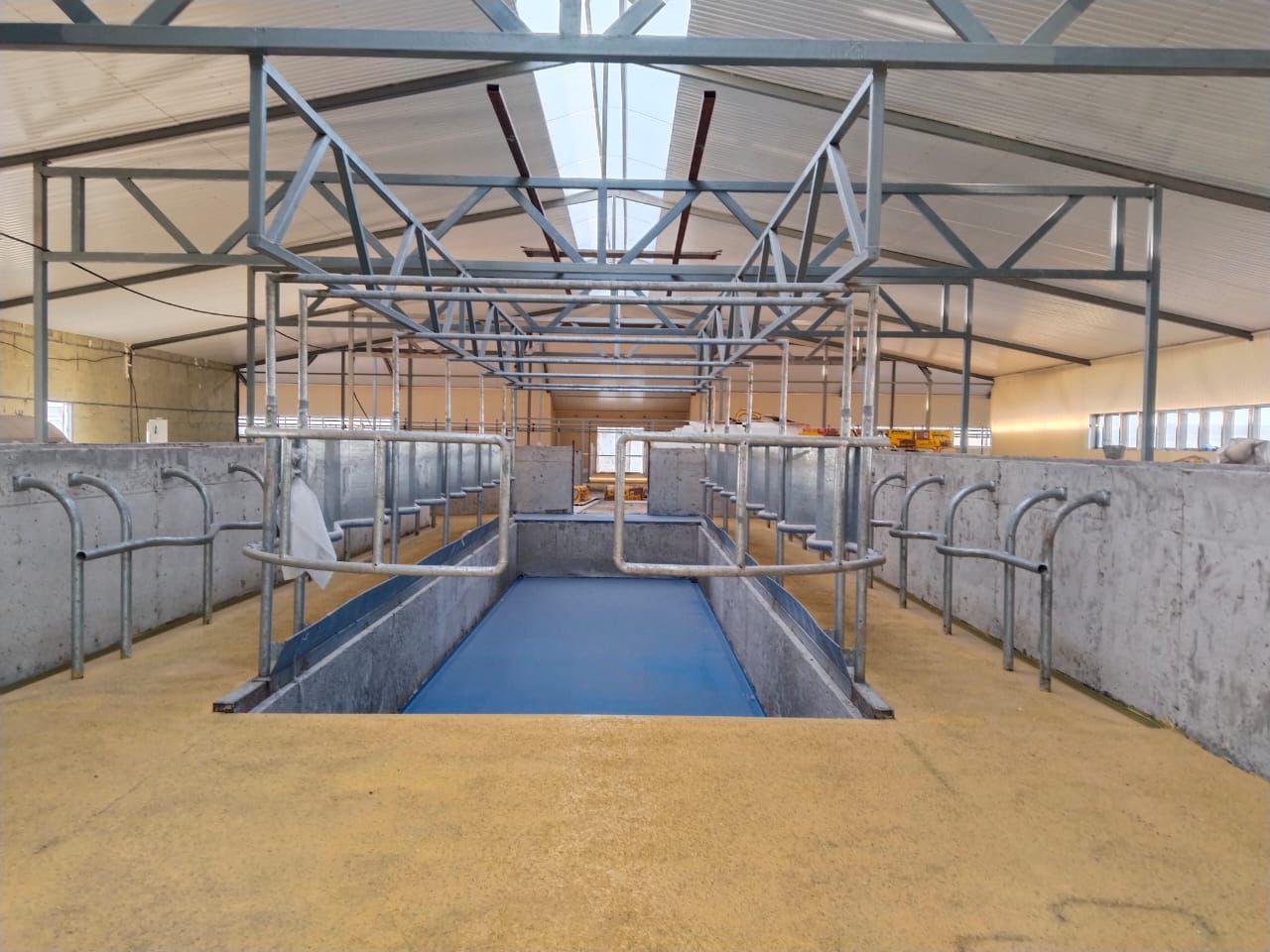 Зеренді ауданында сүт-тауарлы кешеннің құрылысы аяқталуға жақын