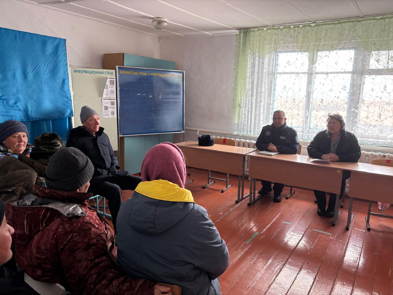 Встреча акима Тагильского сельского округа с жителями села Ермаковка