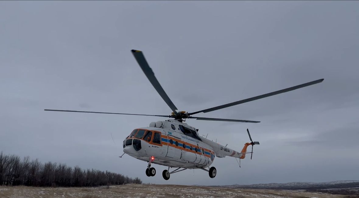 ТЖМ тікұшағы нәрестенің шұғыл жеткізуін іске асырды